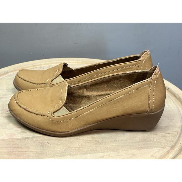 Avenue Loafer Womens 10W‎ Peppy Tan Slip on Comfort Stretch - Picture 5 of 10